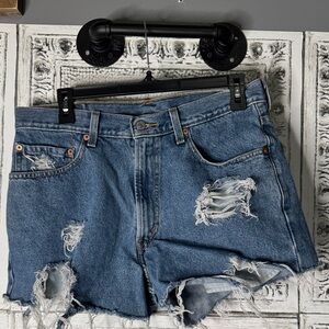 Levi's Blue Denim shorts